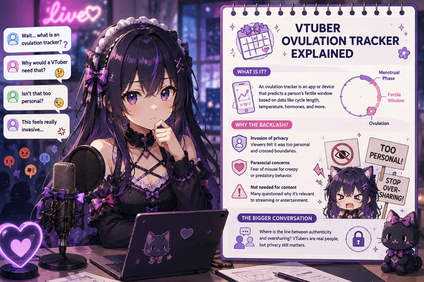 VTuber Ovulation Tracker Explained: What It Is and Why It Sparked Backlash