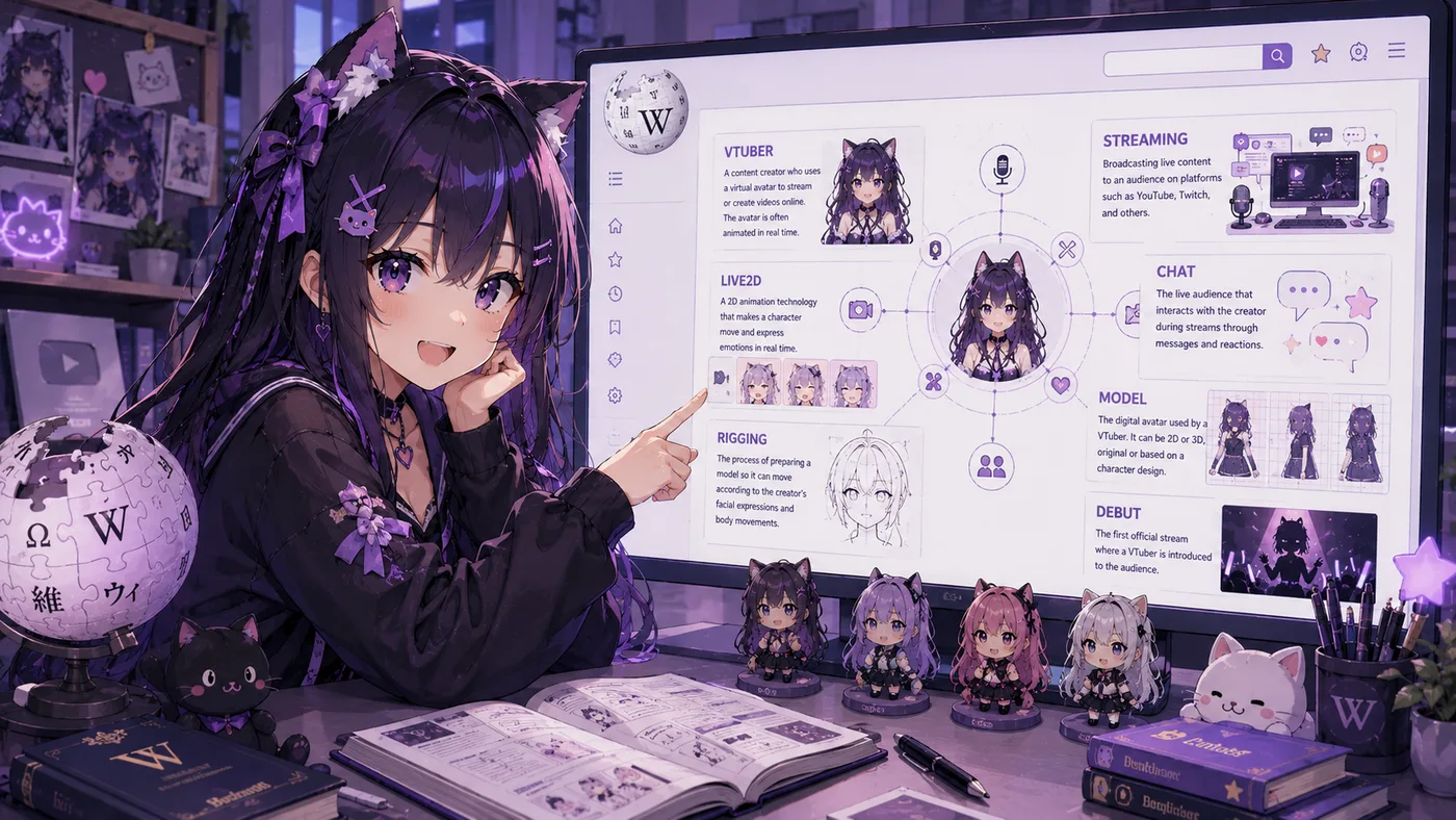 VTuber Wikipedia: Terms for Virtual YouTubers, Streamers, and Creators