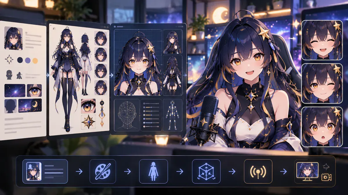 Generar un modelo VTuber en Claude con BeTuber