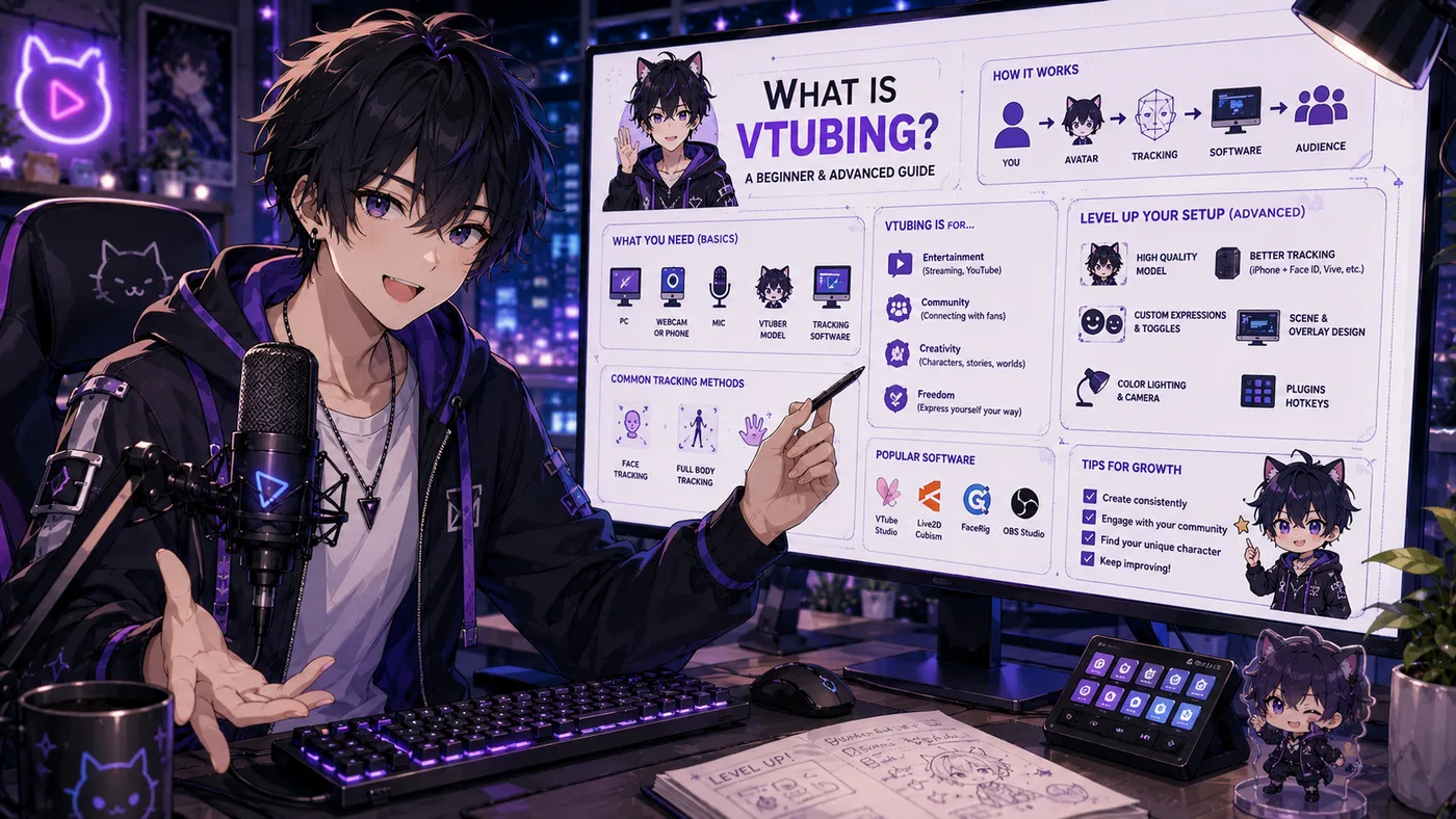¿Qué es el VTubing? Guía de principiante a avanzado