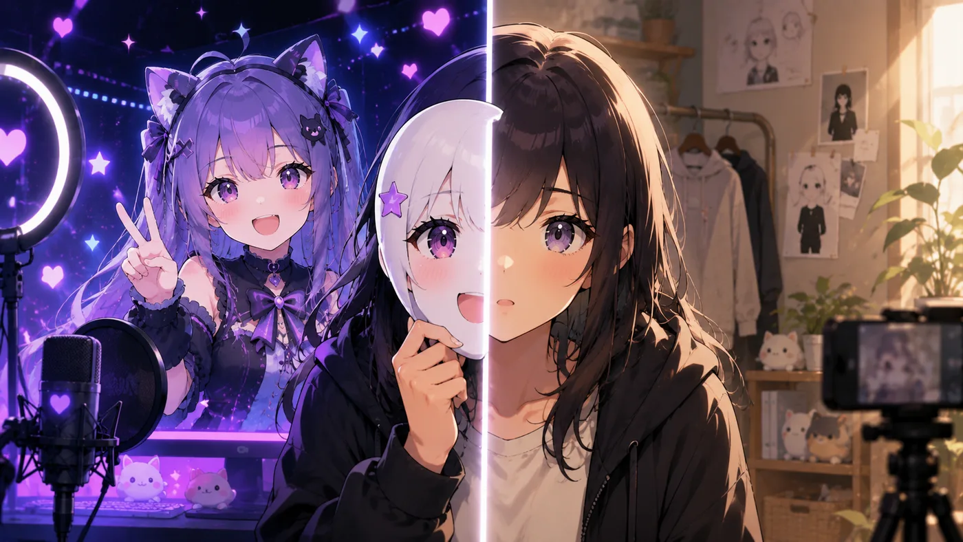 Face reveal VTuber explicado: por qué muestran la cara real (o nunca lo hacen)