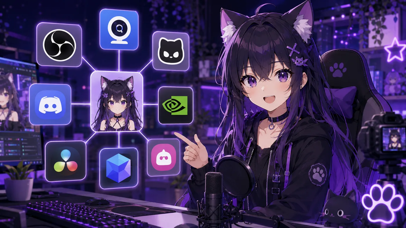 VTuberアプリガイド：バーチャルYouTuberとして配信するために入れるもの