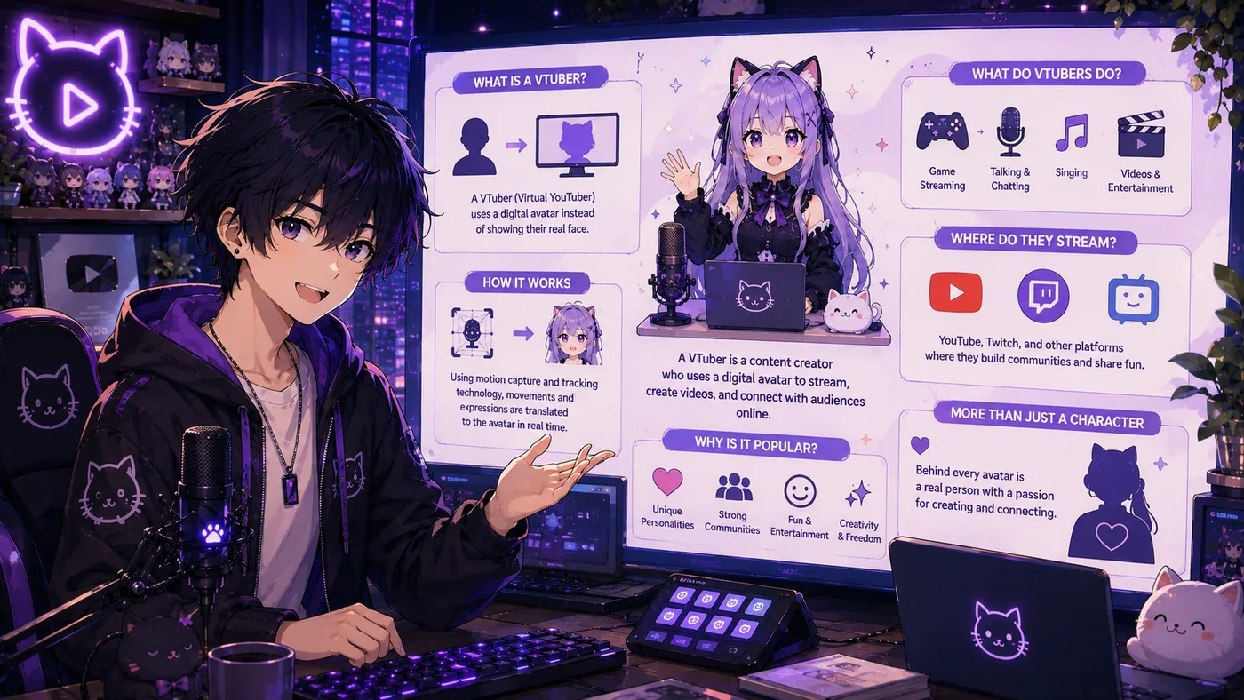 VTuberとは？バーチャルYouTuberの世界への入門