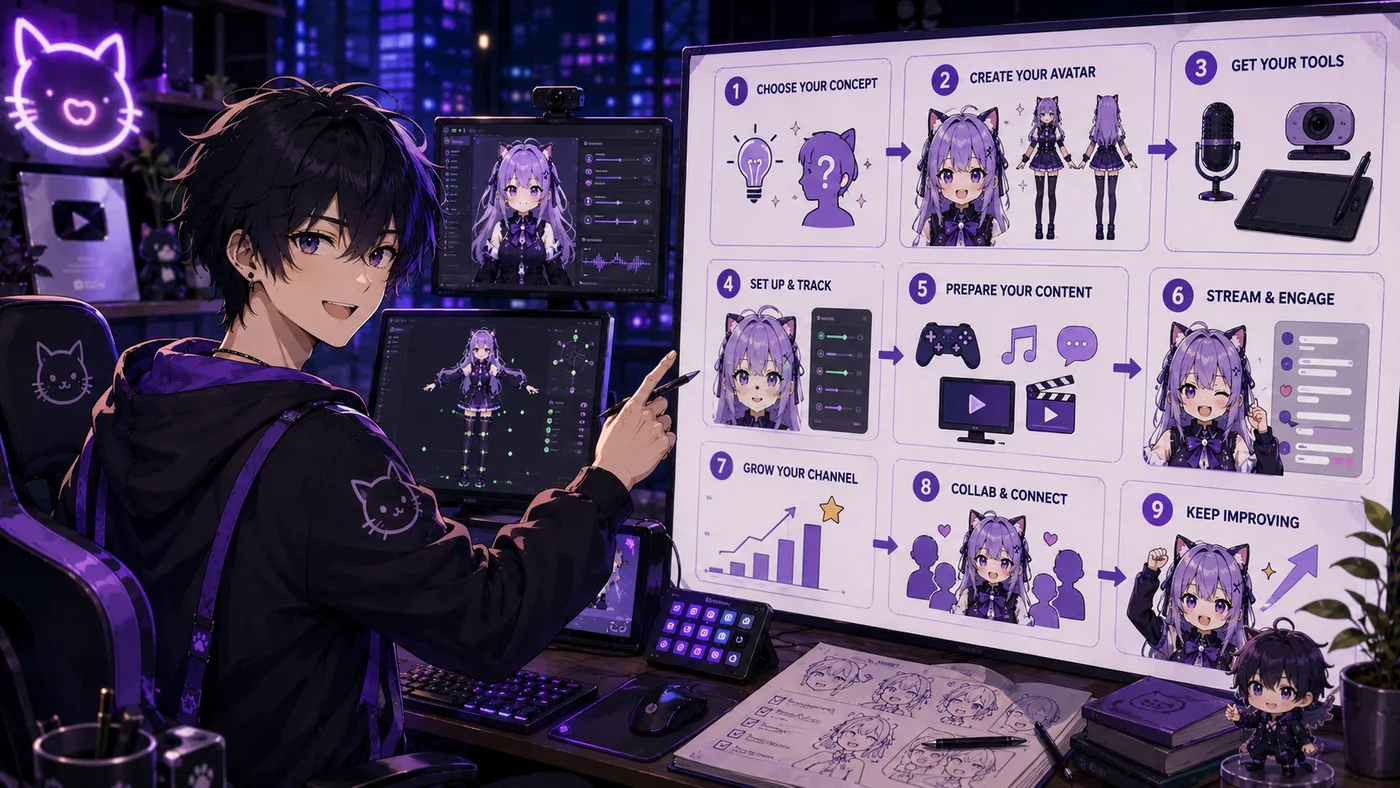Como ser VTuber: guia para começar como Virtual YouTuber