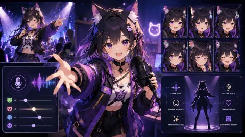 VTuber performance and voice acting course cover