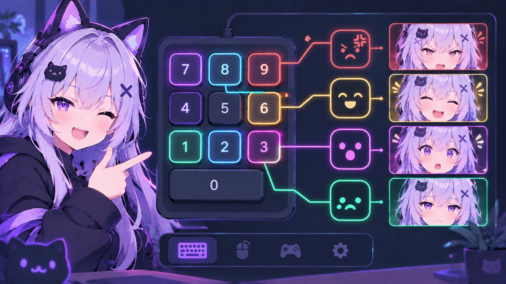 Mapeo de parámetros y hotkeys