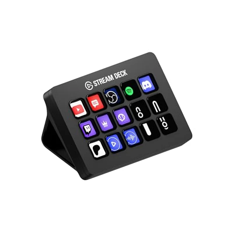 デスクトップスタンド上の15キーLCDグリッド、Elgato Stream Deck MK.2