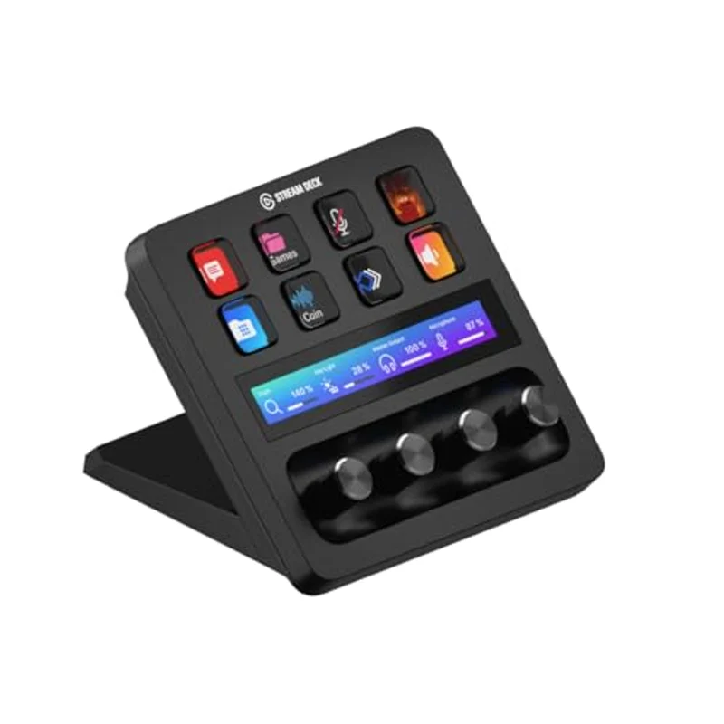 LCDキー、タッチストリップ、4つの回転ダイヤル付きElgato Stream Deck +